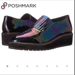 Loeffler Randall Ria iridescent Platform Loafers